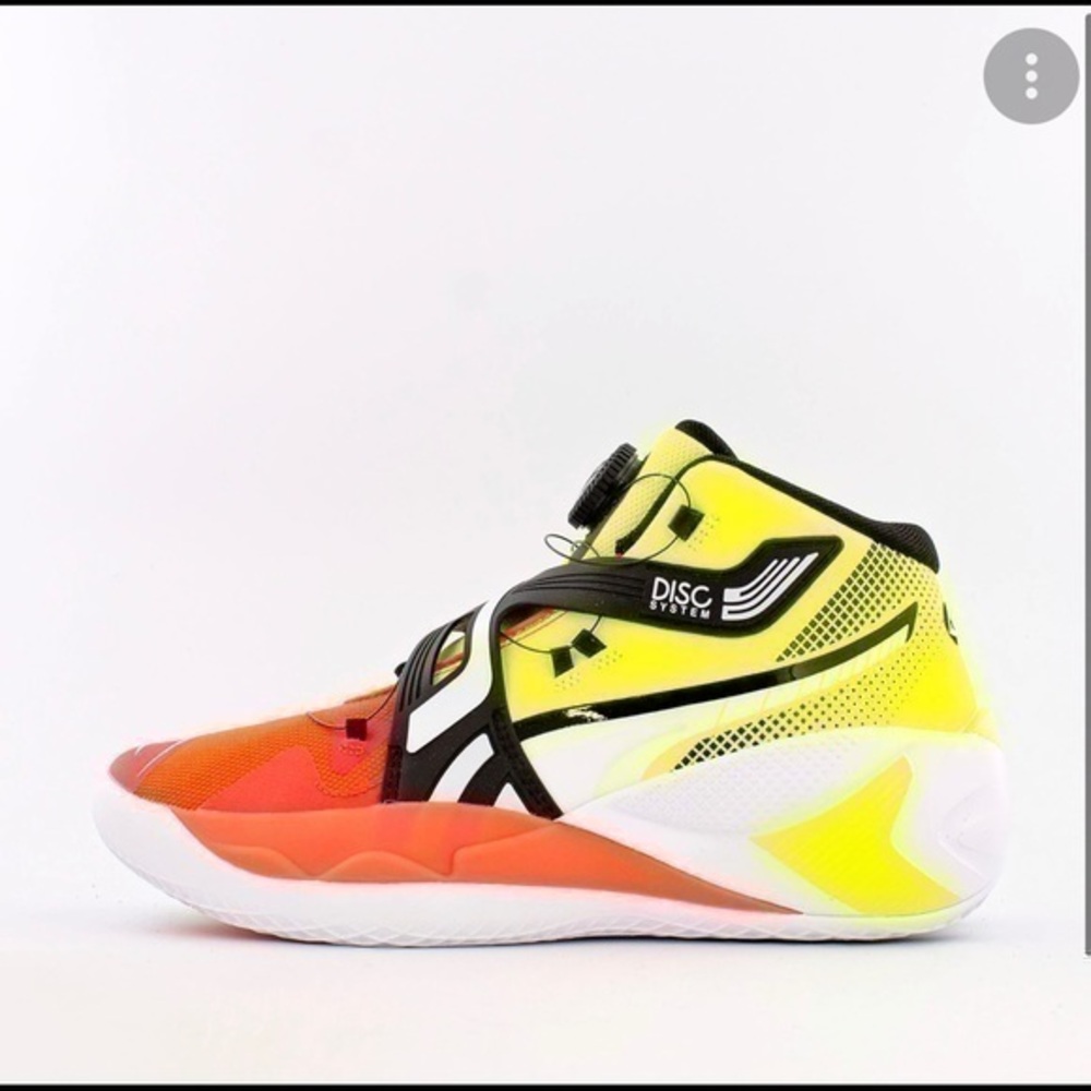 Puma DISC Rebirth Yellow/Red Men's Basketball Shoes